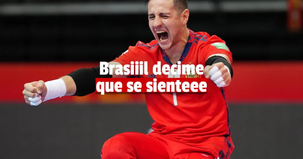 Argentina le ganó a Brasil  jugará por el título en el Mundial de futsal