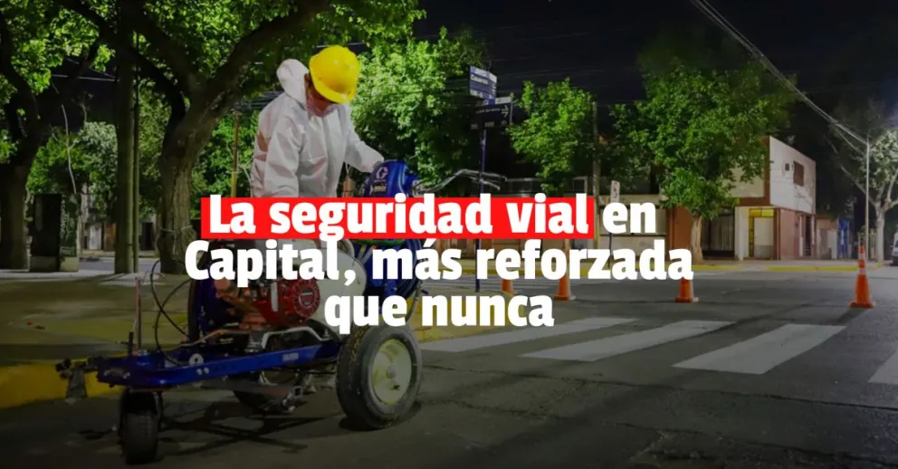 Capital refuerza la señalización vial en las zonas más transitadas