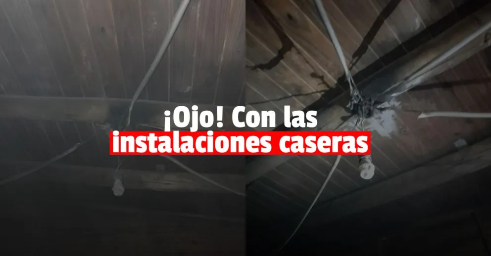 Un cortocircuito casi causa una tragedia en Pocito