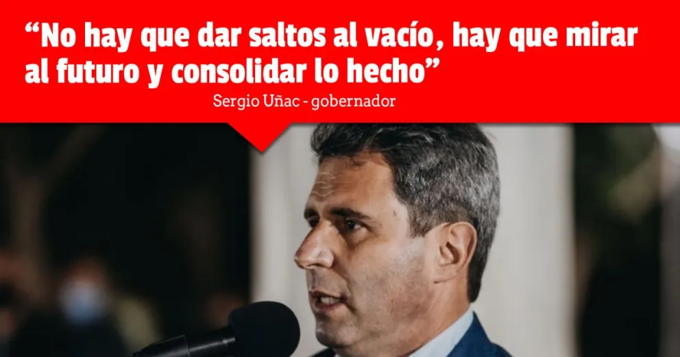 Uñac arrancó la campaña con un contundente mensaje