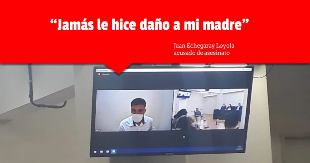 El acusado de asesinar a su madre, negó haberla quemado viva