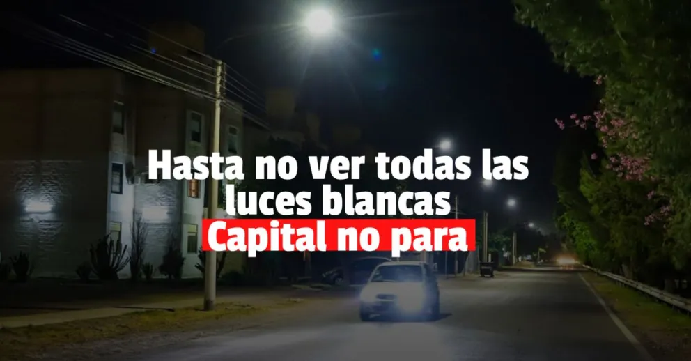 Capital iluminará con los luz siete zonas clave