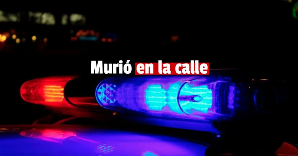 Falleció un hombre de 70 años en la vía pública