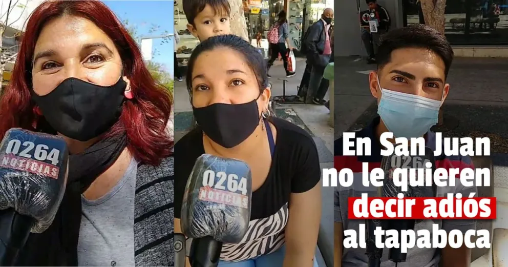 Muy pocos sanjuaninos salieron al centro sin barbijo