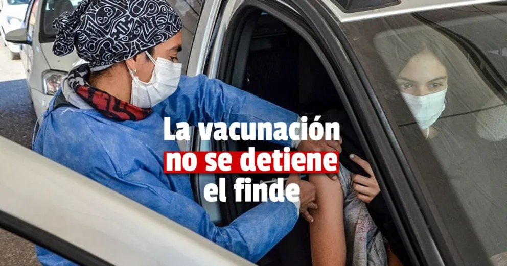 Conocé los lugares donde continuará la vacunación contra el COVID-19 este fin de semana