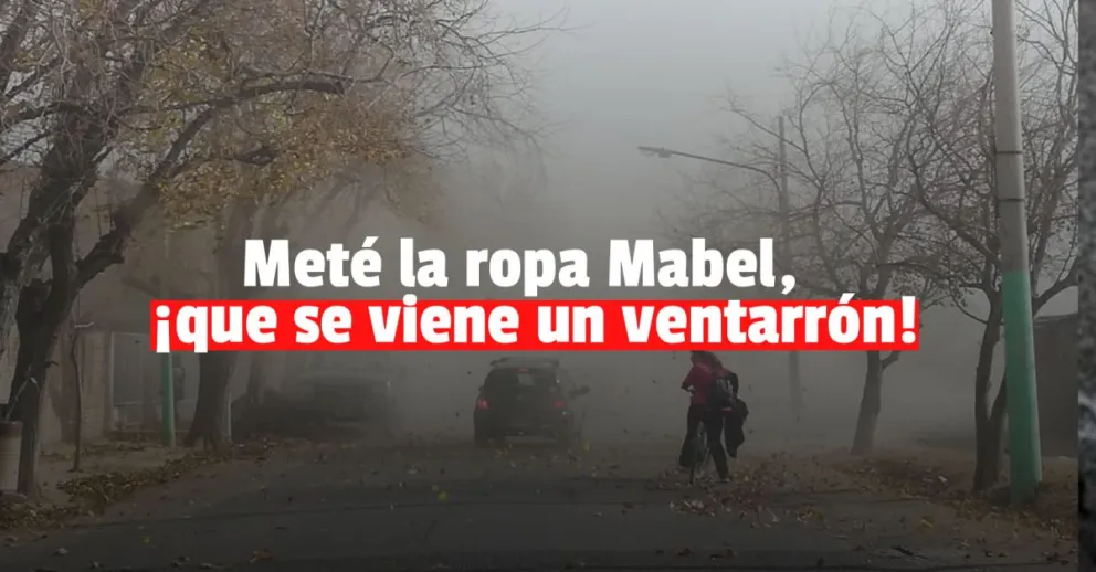 Emitieron un alerta por fuertes vientos 