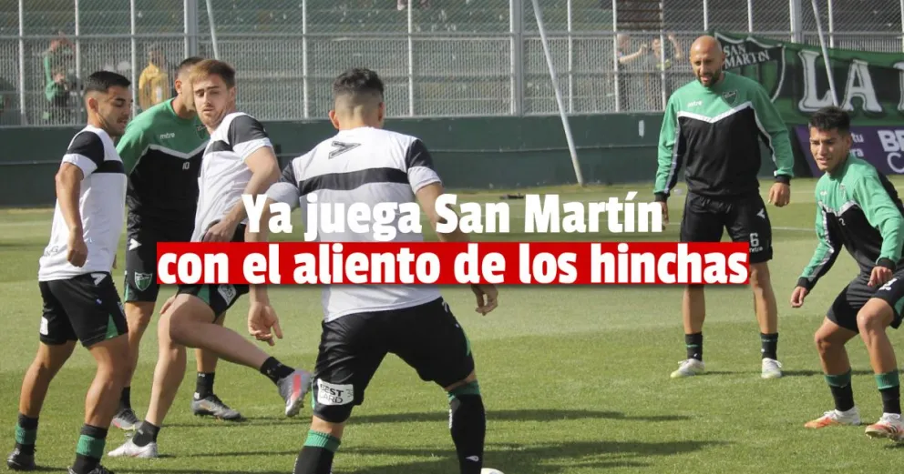 Con los hinchas en las tribunas, San Martín enfrenta al Deportivo Morón  