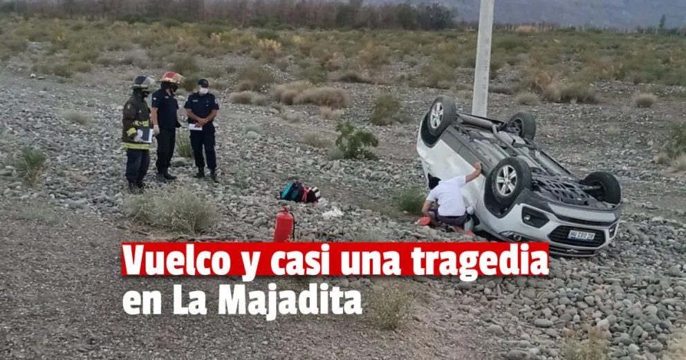 Dos jóvenes terminaron internados tras volcar en 9 de Julio