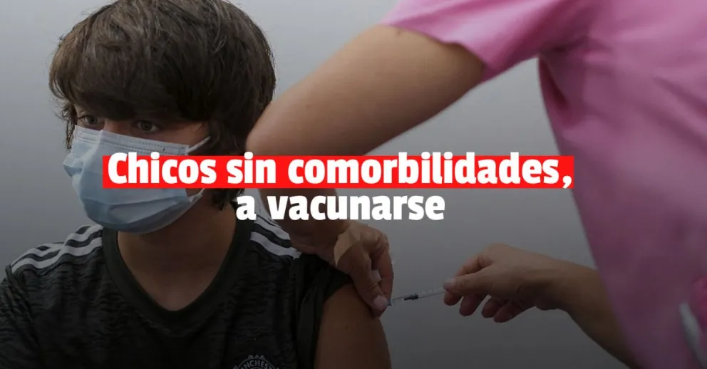Los chicos de 12 a 16 años ya pueden inscribirse para la vacunación 