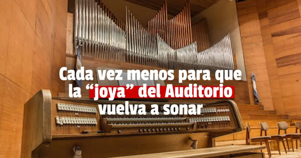 El órgano del Auditorio Juan Victoria ya está operativo 