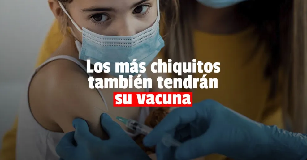 La próxima semana iniciará la vacunación para niños de 3 a 11 años con comorbilidades