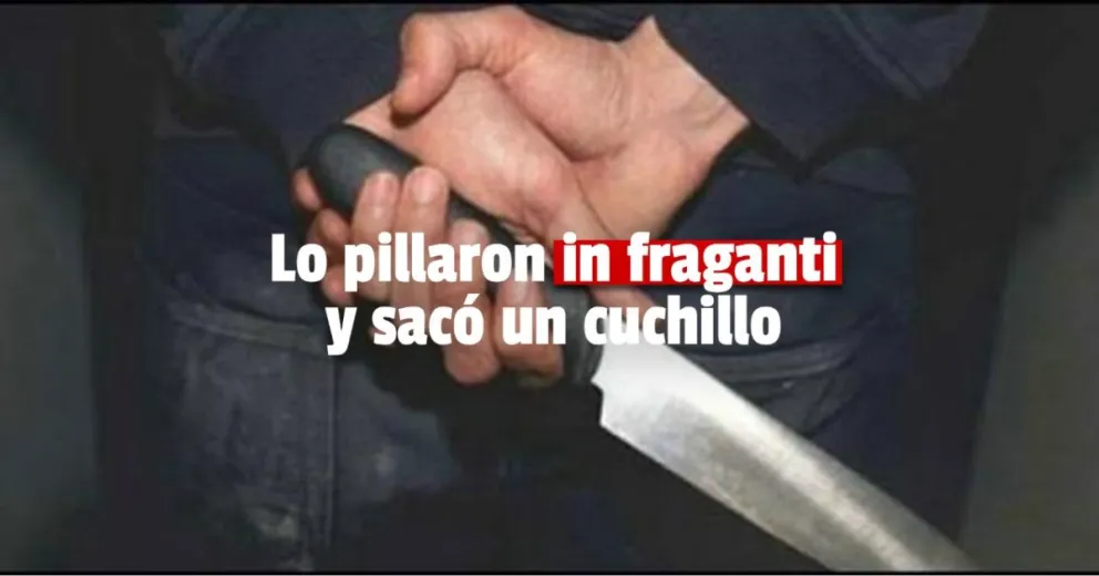 Intentaba abrir un auto, lo vio la policía y quiso agredir al uniformado