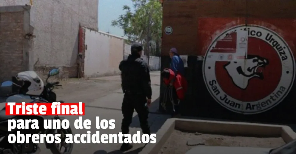 Falleció uno de los obreros que cayó desde un techo de 6 metros