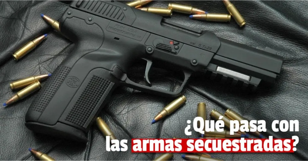 Destruirán cerca de 1.800 armas y 3.000 municiones secuestradas en hechos delictivos
