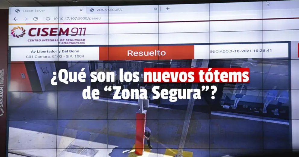 Se suman 150 cámaras al sistema de videovigilancia y se presentaron los tótems "Zona Segura"