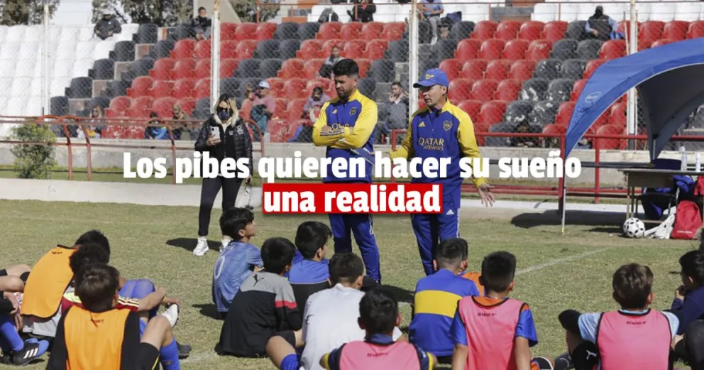 El Departamento de Captación de jugadores de Boca está en San Juan realizando pruebas