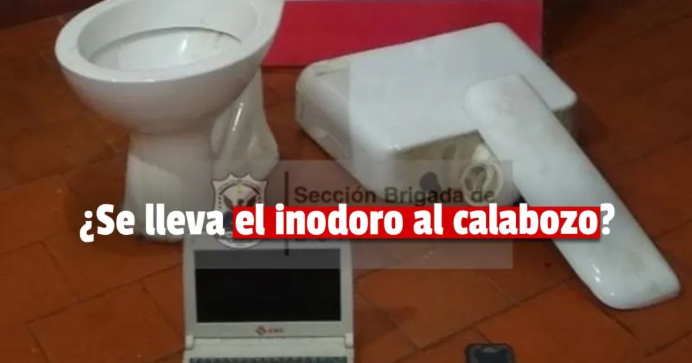 Allanamiento y detención: se había robado hasta la mochila del baño