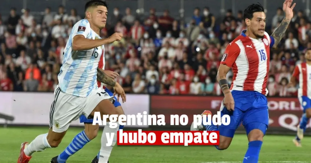 Eliminatorias: Argentina y Paraguay empataron 0 a 0