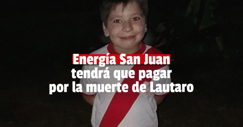 Energía San Juan deberá pagar casi 6 millones de pesos por la muerte de un niño