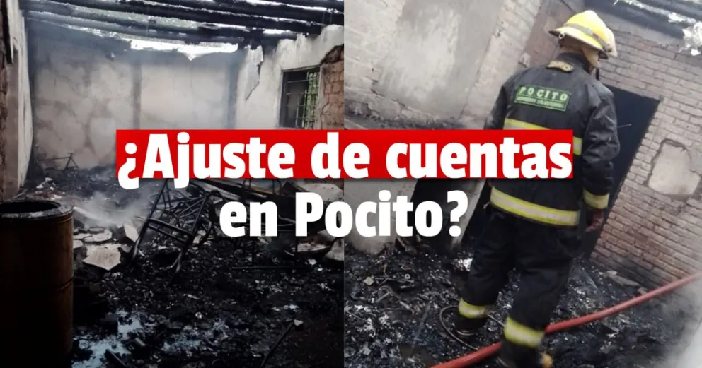 Pocito: intencionalmente prendieron fuego nuevamente una vivienda que ardió hace una semana