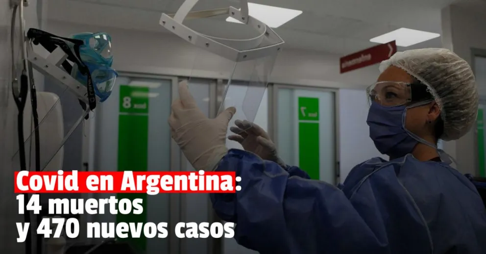 Coronavirus en Argentina: confirmaron 14 muertos y 470 nuevos casos en las últimas 24 horas