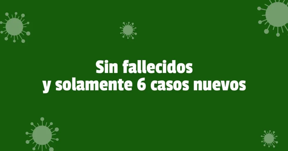 Confirmaron solamente seis casos nuevos de Covid en las últimas 24 horas