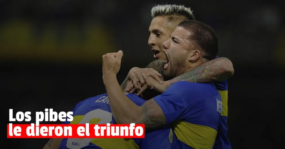 Boca le dio vuelta el partido a Lanús y volvió a sumar de a tres