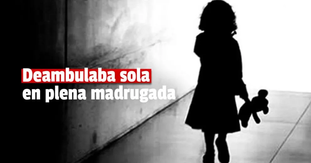 Una nena de tres años sola y en la calle alertó a los vecinos de Rawson
