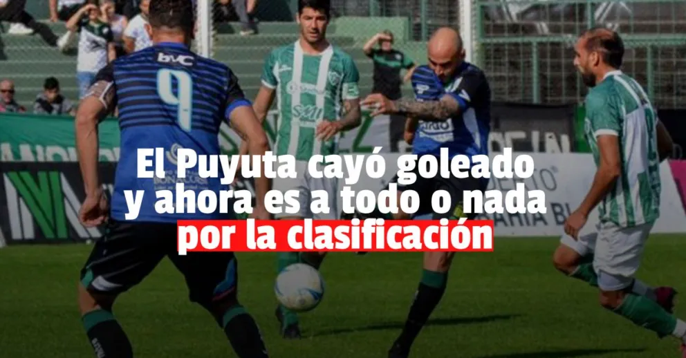El "Puyutano" cayó goleado en Bahía Blanca