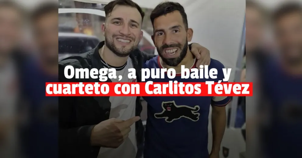 Omega se presentó en el Fuerte Apache... ¡y estaba Carlitos Tévez! 