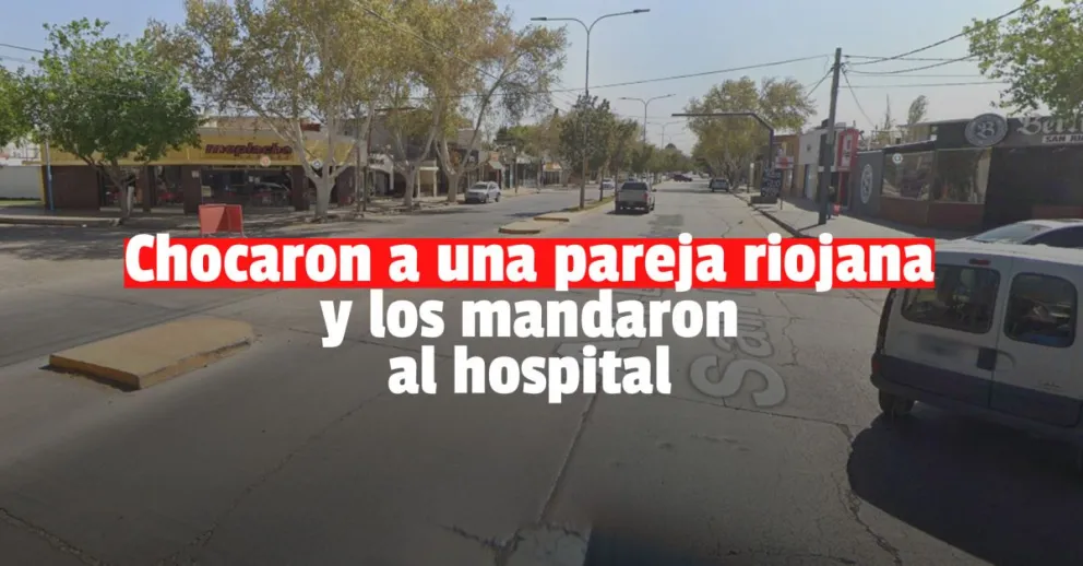 Atropellaron a una pareja riojana en un transitado cruce en Capital