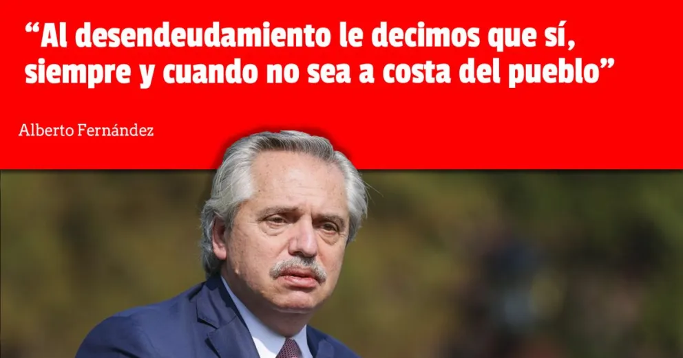 Alberto Fernández habló sobre la deuda en medio de la tensión con el FMI