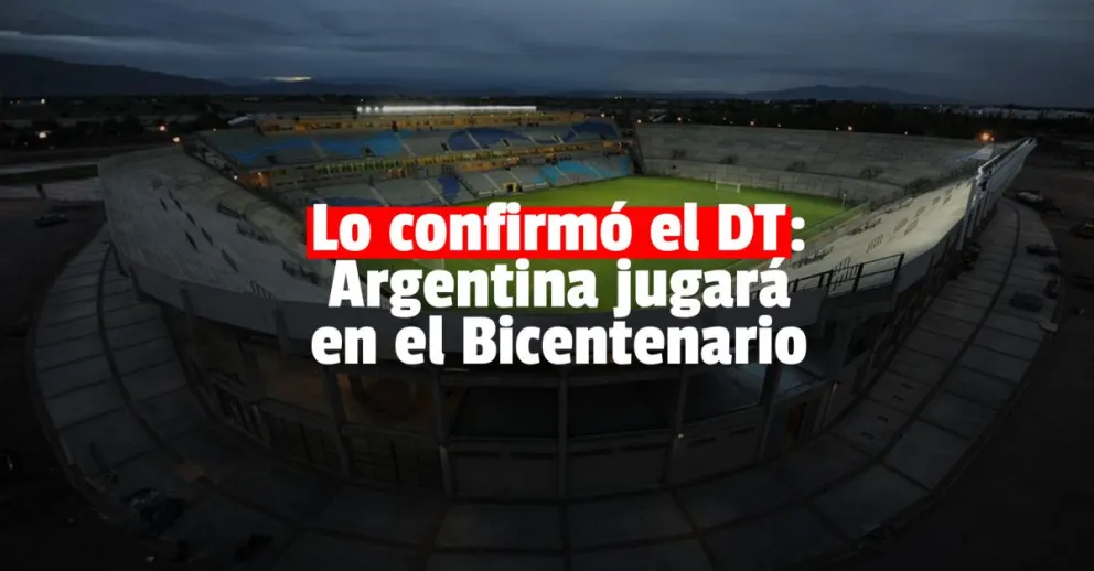 Lionel Scaloni confirmó que Argentina jugará en San Juan contra Brasil
