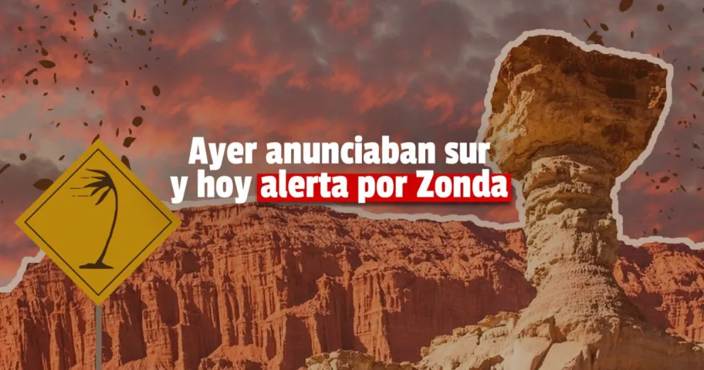 Emitieron un alerta por viento Zonda