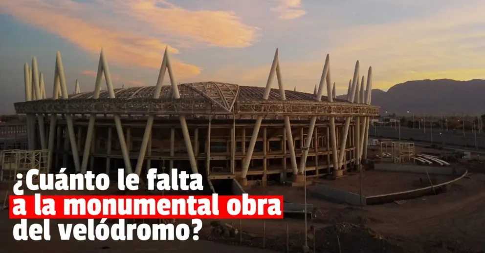 La obra del velódromo cubierto avanza y ya tiene fecha de finalización