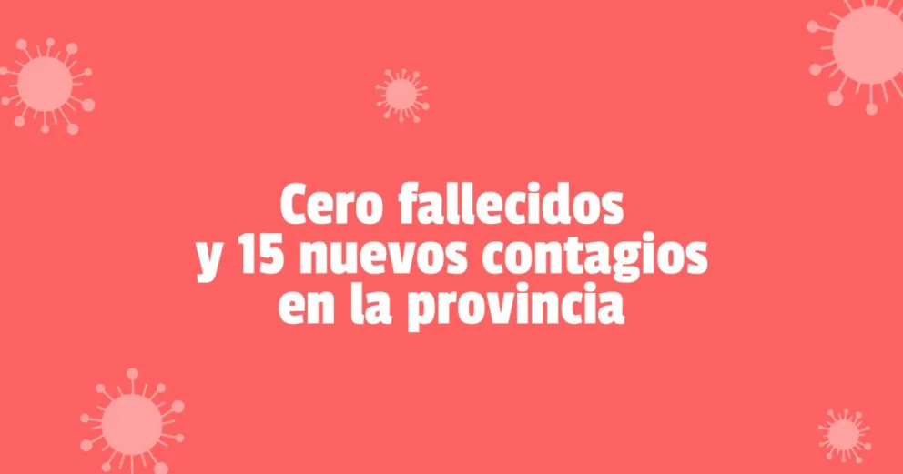 Este jueves se registraron 15 nuevos contagios en la provincia