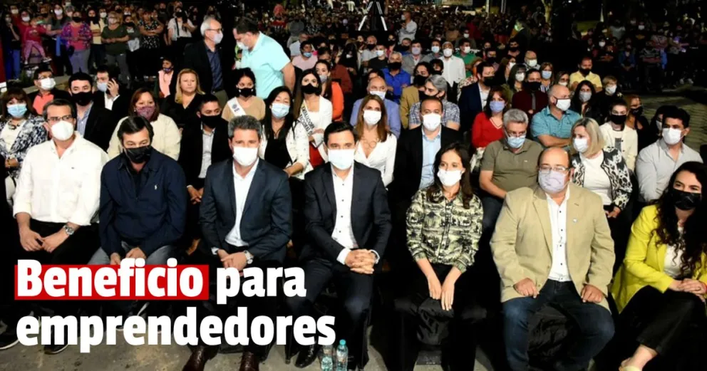 Con la presencia del Gobernador, entregaron los beneficios del Emprendedor Turístico y Cultural en San Martín