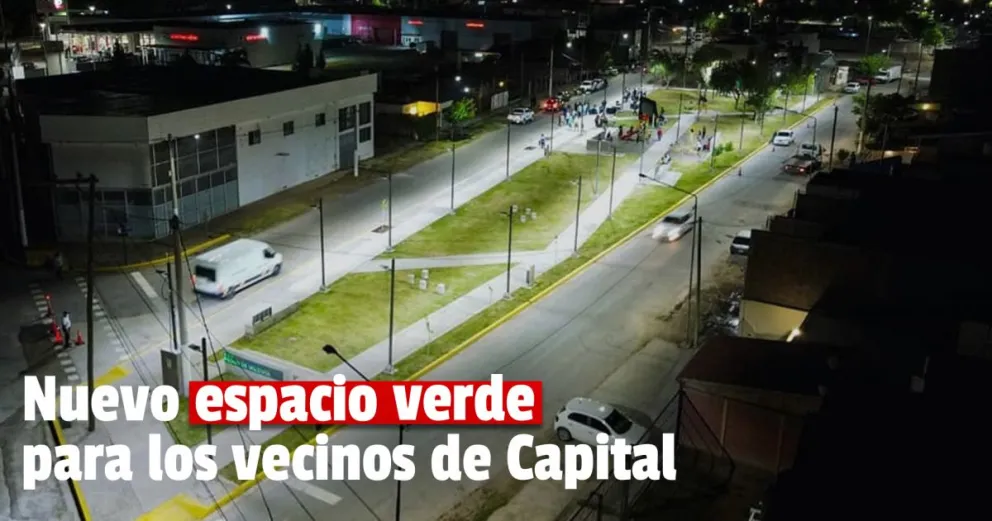 Renovación en Trinidad: inauguraron una plaza donde antes había un baldío