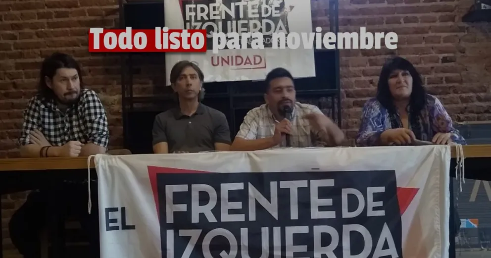 El Frente de Izquierda Unidad realizó su lanzamiento de campaña de cara a las elecciones generales 