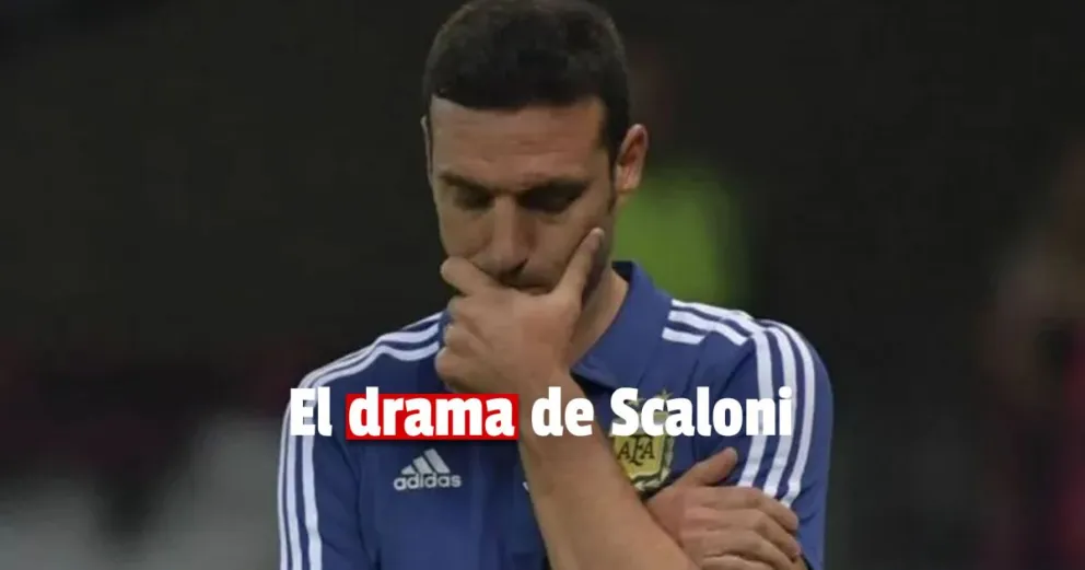 Scaloni aclaró que no piensa en el Mundial por el drama familiar que atraviesa