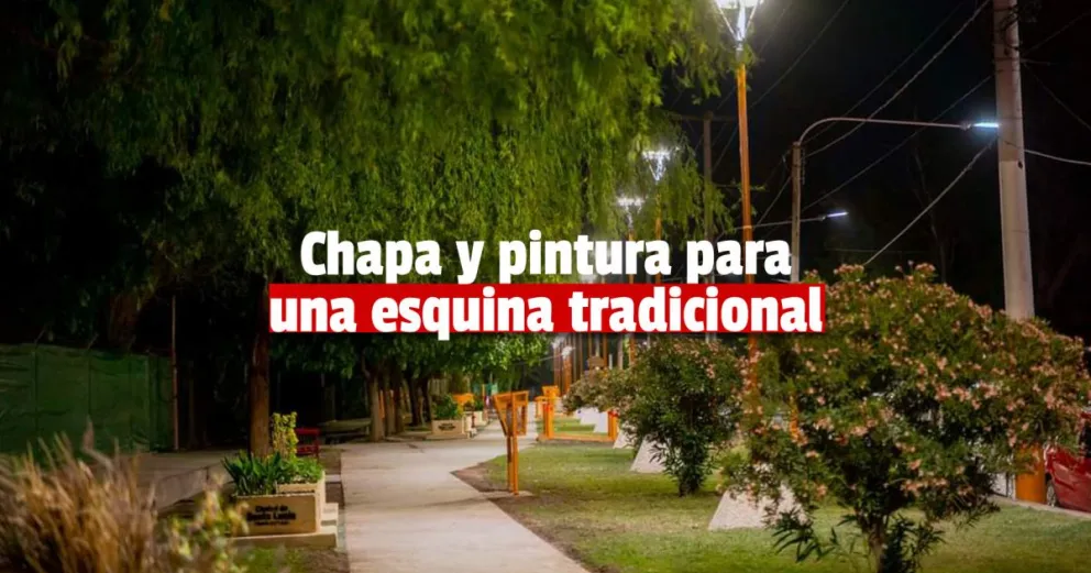 Se inauguró la primera etapa del Paseo Esquina del Sauce