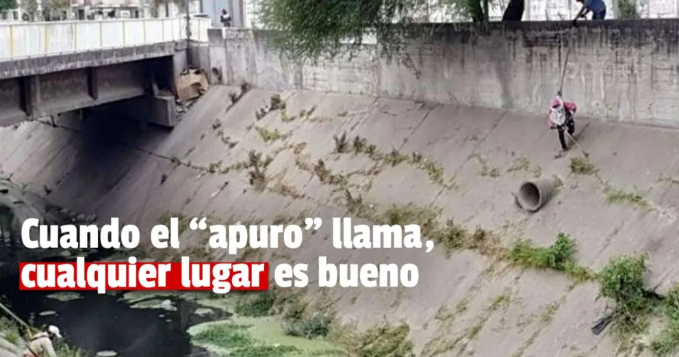 Vecinos escucharon gritos en un canal y cuando bajaron encontraron a tres jóvenes en una orgía