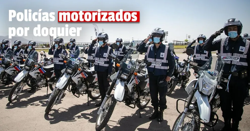 El Gobierno entregó más de 140 movilidades a la Policía y puso en funciones a nuevos egresados