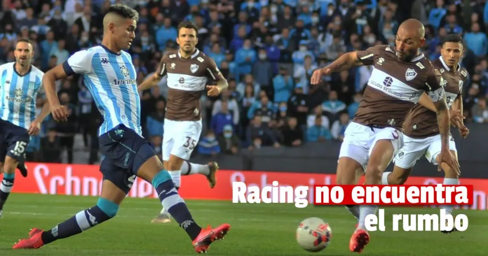 Racing perdió con Platense y los hinchas estallaron de la bronca