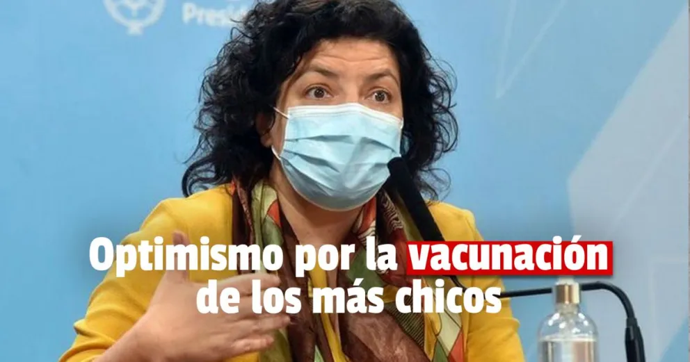 Carla Vizzotti manifestó que "la vacunación en menores permitirá más aperturas"