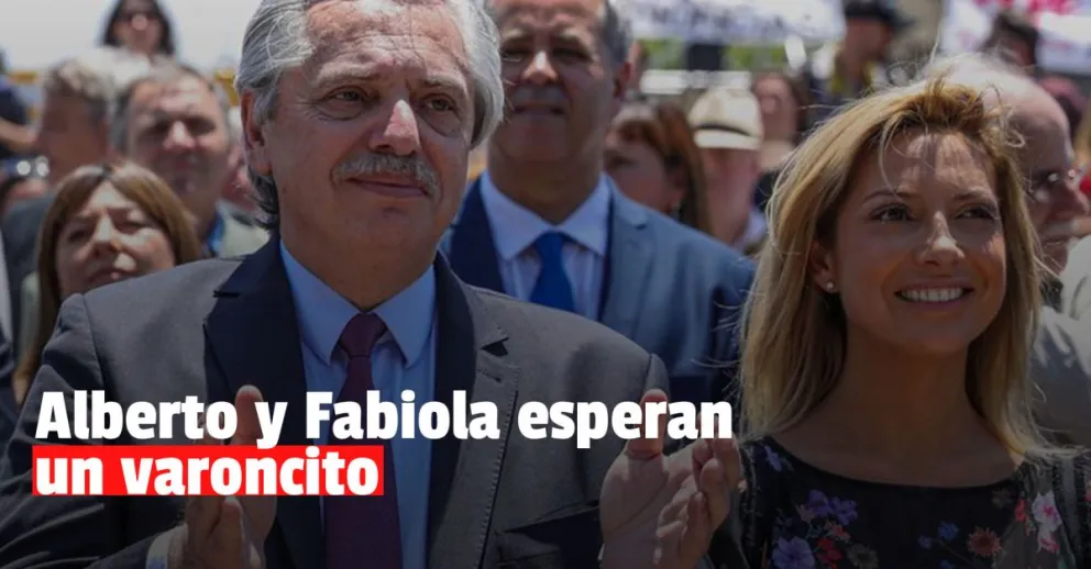 Alberto Fernández anunció que espera un varón junto a Fabiola Yáñez