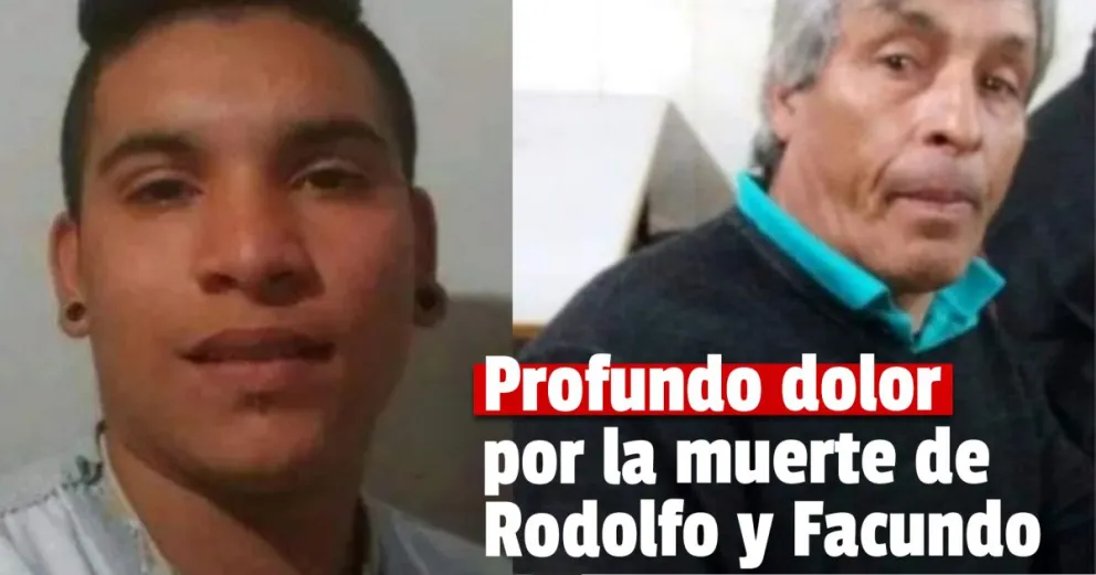 Las redes se llenaron de mensajes de dolor por la muerte de padre e hijo fallecidos en la Ruta 20