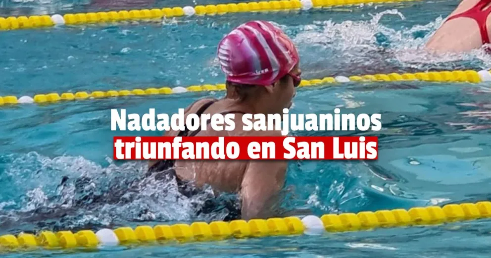 San Juan obtuvo 47 medallas en una competencia nacional de natación