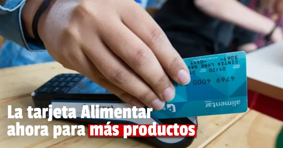 La tarjeta Alimentar se suma a la AUH y se podrán comprar más productos por fuera de la canasta básica