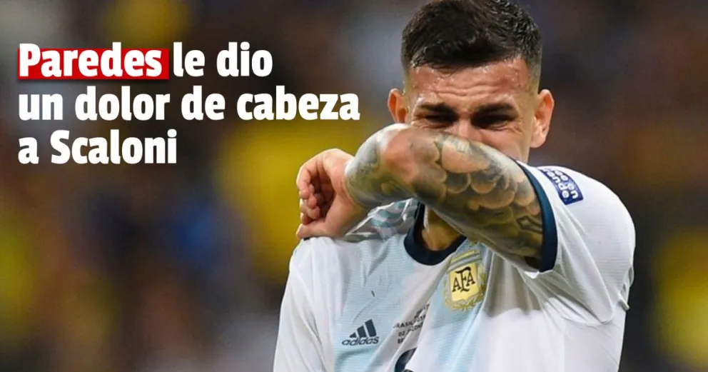 Leandro Paredes se lesionó y preocupa su participación en la próxima fecha de eliminatorias